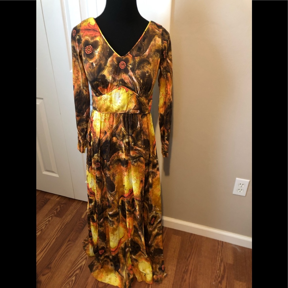 Vintage Mary Martin Maxi Dress